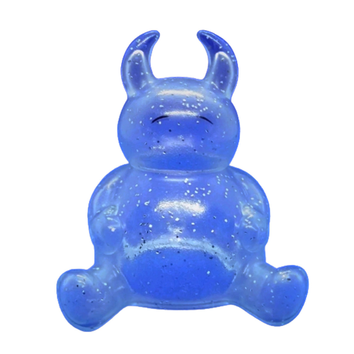 Clear Blue Sparkle Sitting Uamou (Manpuku)