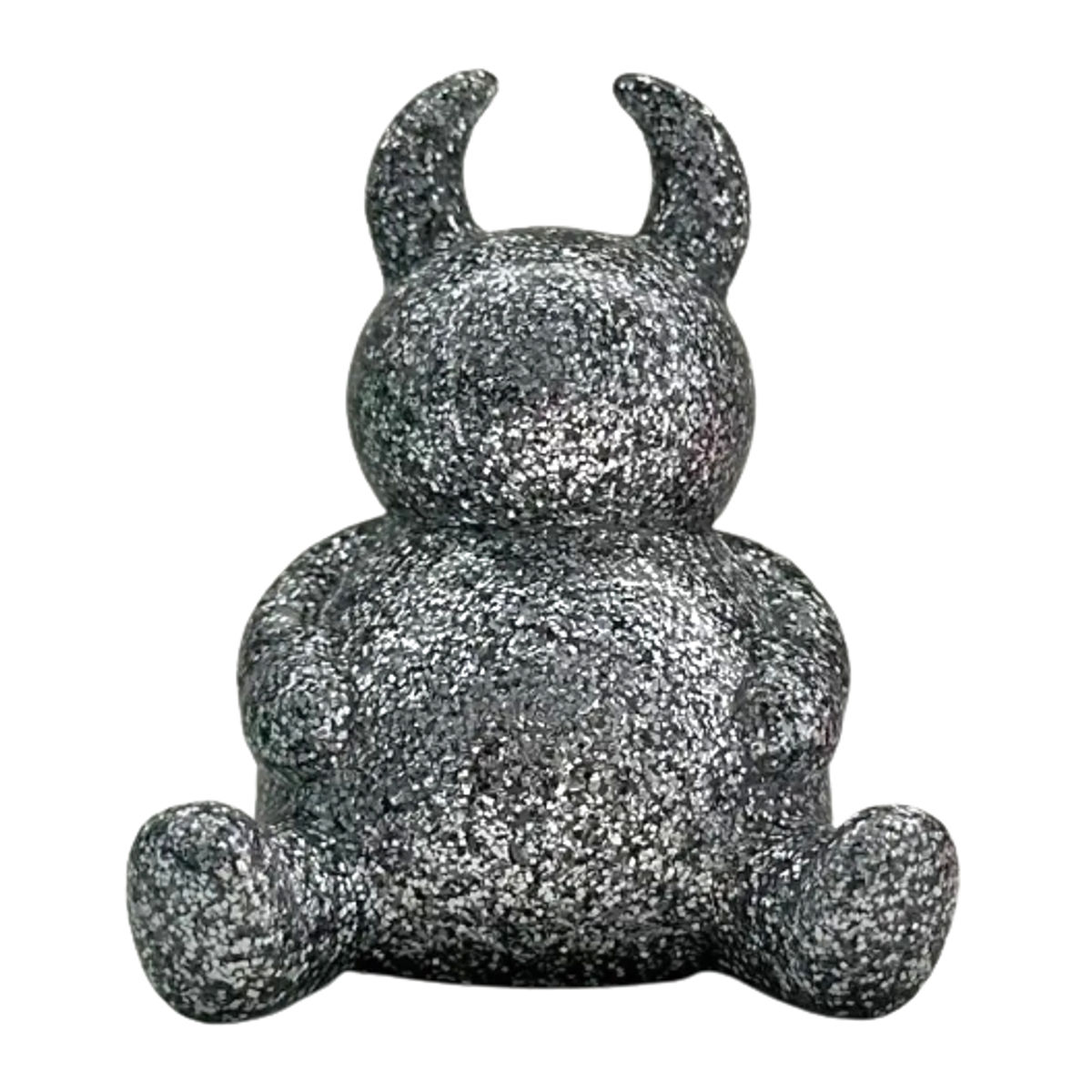 Silver Sparkle Sitting Uamou (Manpuku)