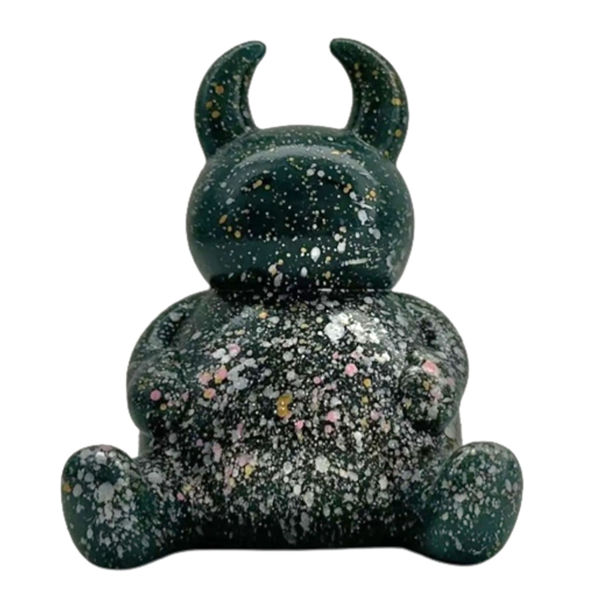 Black Sparkle Sitting Uamou (Manpuku)