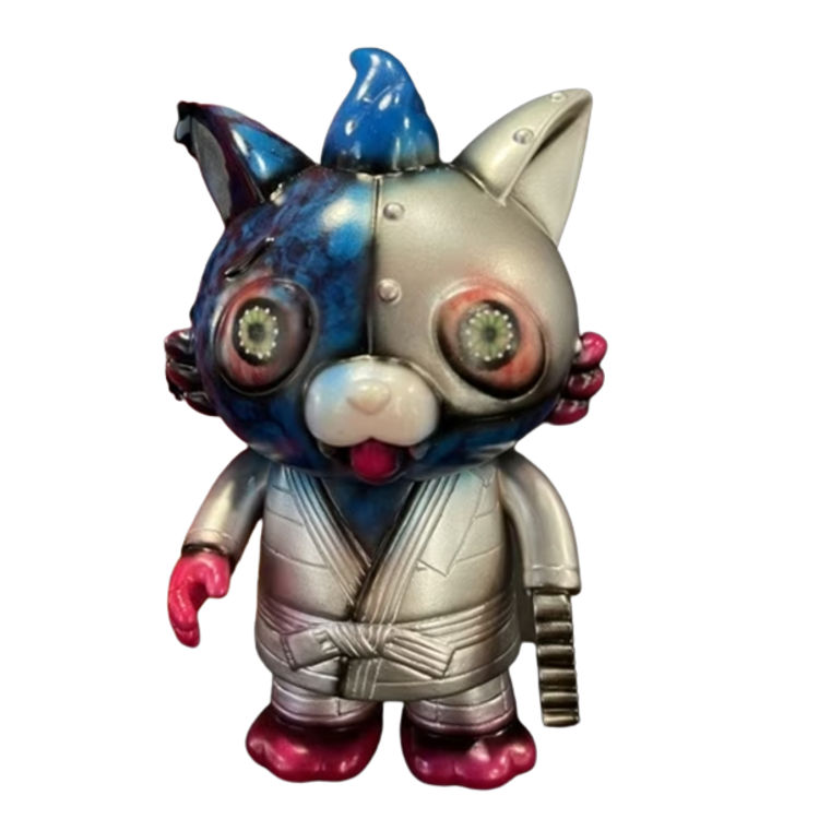 Silver Blue Chibi Ghost Dog by Redshark (Tetsuya Kondo)