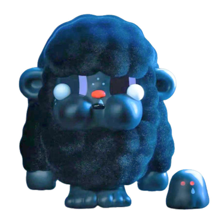 Lil' Black Kong Crybaby (Secret Figure) by Crybaby Molly (Molly Yllom)
