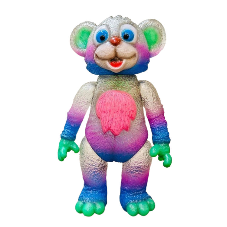 Clear Flouro IT Bear by Milk Boy Toys