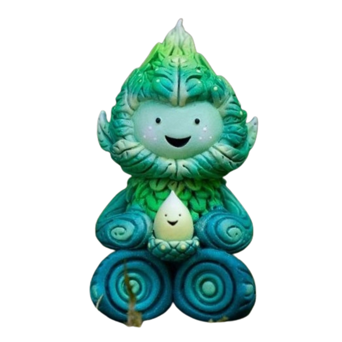 Green Blue Leaf Spirit