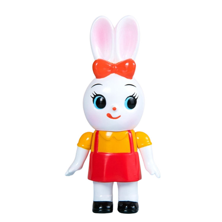Orange Red Rabbit Girl by Pointless Island
