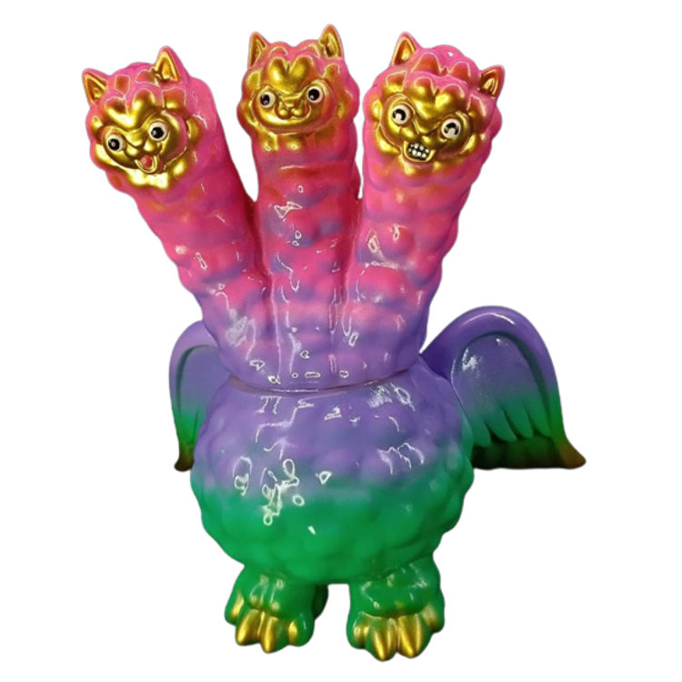 Custom Pink Purple Green King Pacara by Joe Serpico