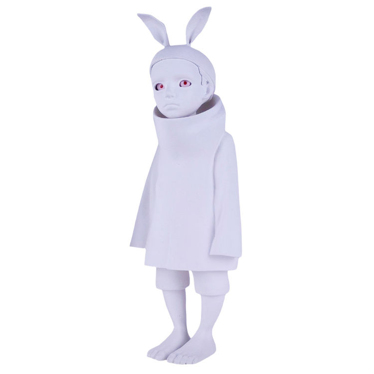 Blackout Rabbit White by Koncrete