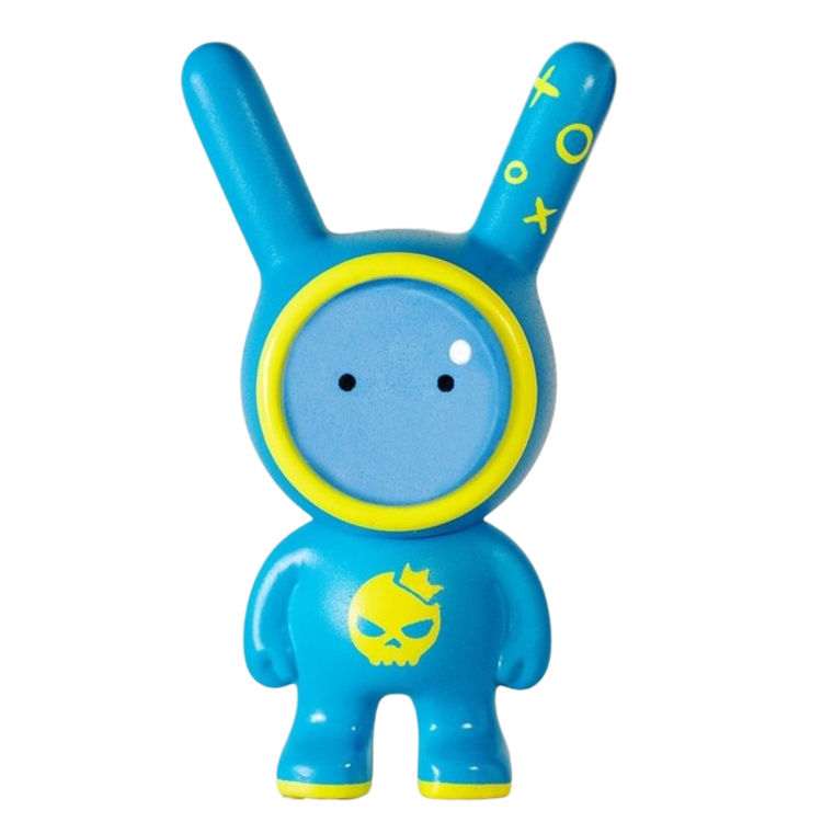 Blue Skull King Space Rabbit by Space Rabbit Studio
