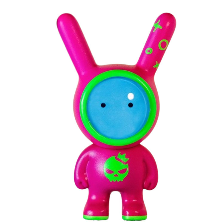Pink Skull King Space Rabbit by Space Rabbit Studio