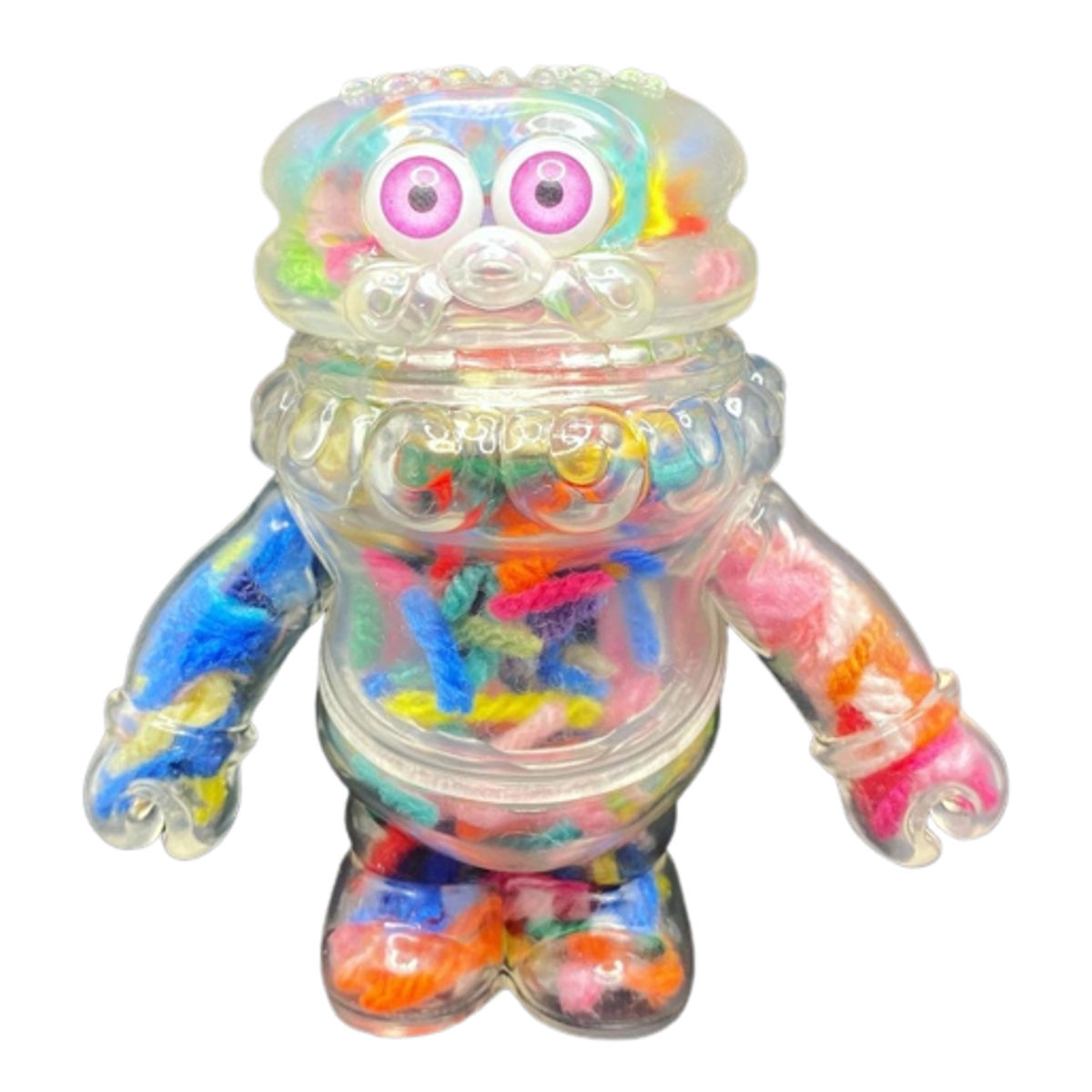 Clear Multi Color Burgerman