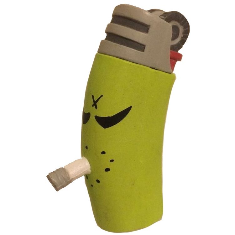 Green Lighter by Frank Kozik