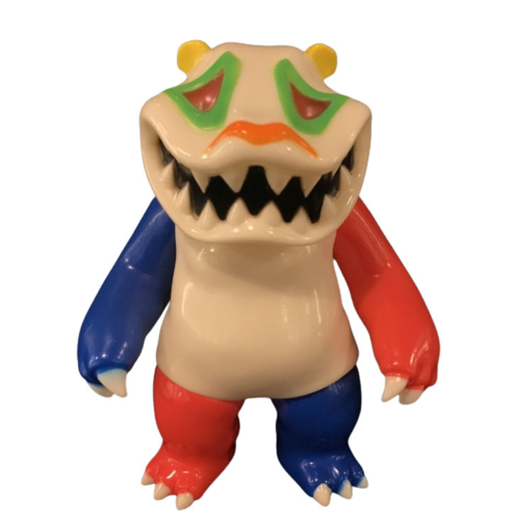 Blue Red Mixed Color Mad Panda by HARIKEN (Hariu Kenichi)