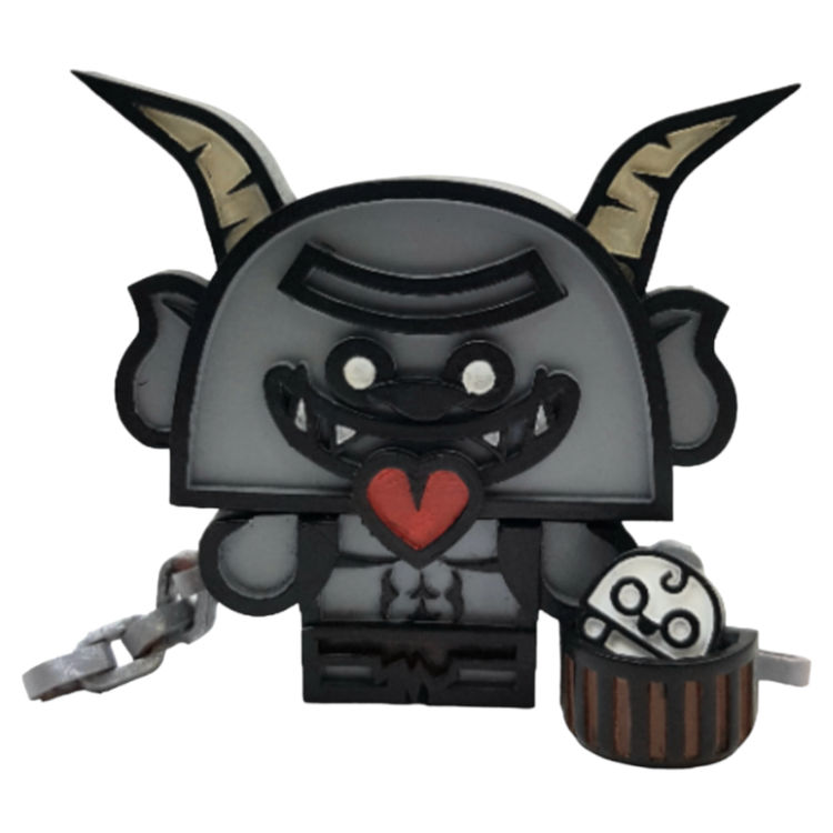 Krampus with Stolen Child EEP! by BoldRaccoon