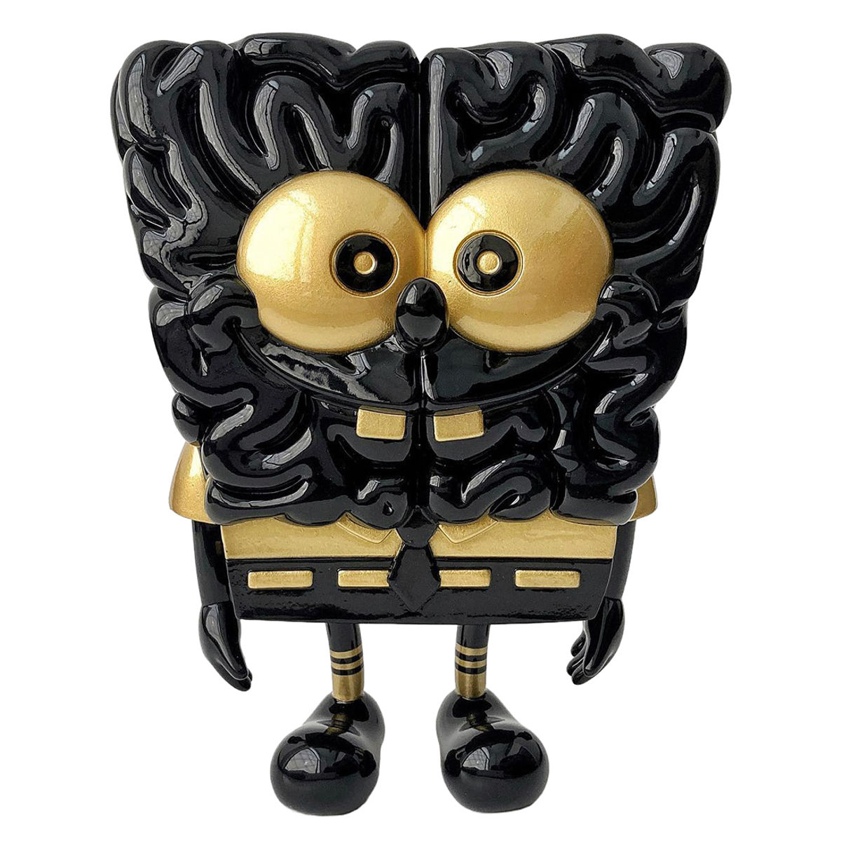 Black & Gold Sponge Brain
