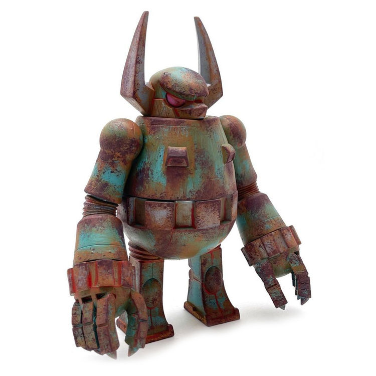 KnuckleBear Retro Bot Rust by Touma