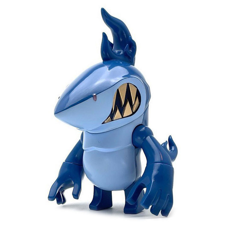Raging Shark Mattblau by Touma
