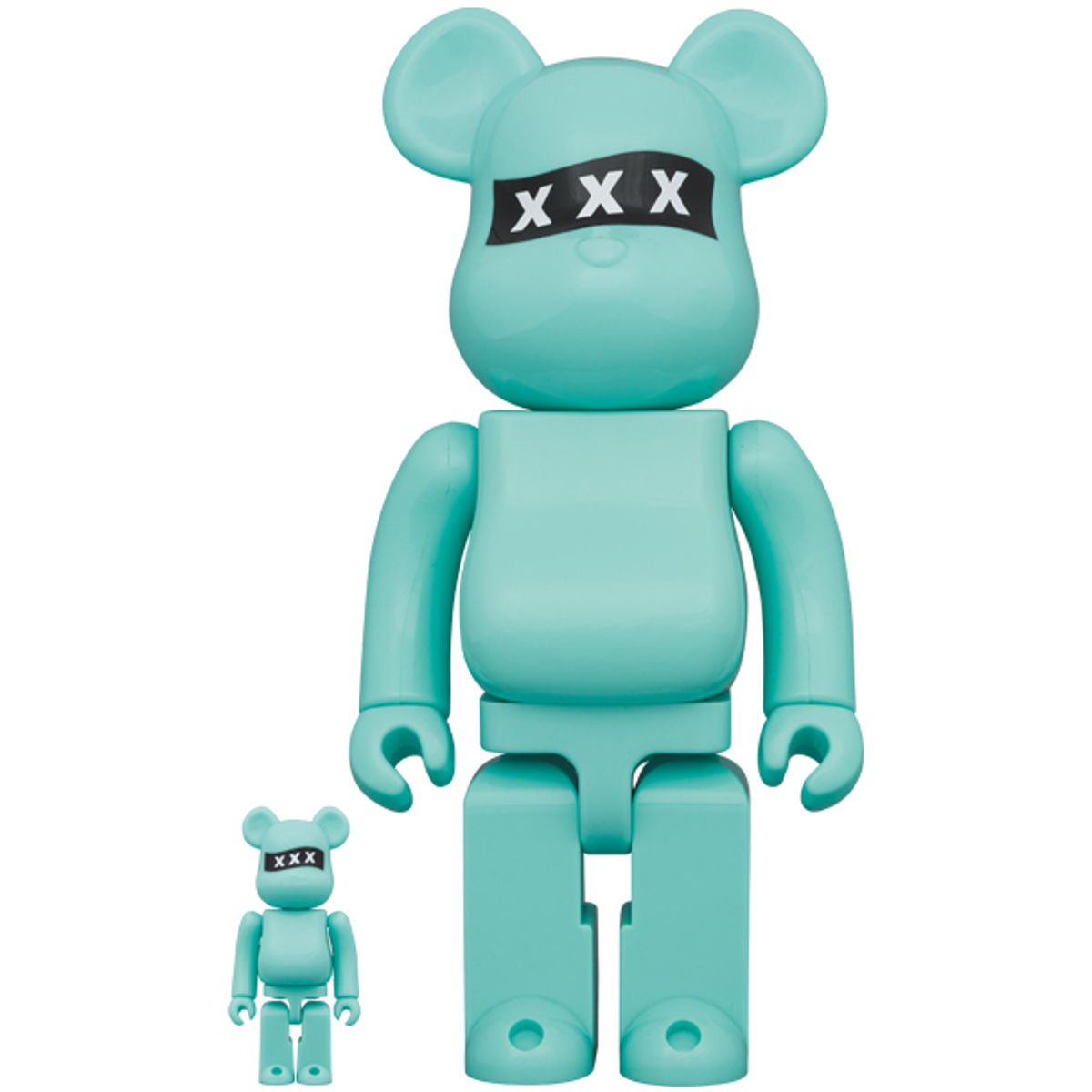 100% + 400% 10th Anniversary XXX God Selection Be@rbrick (Set)