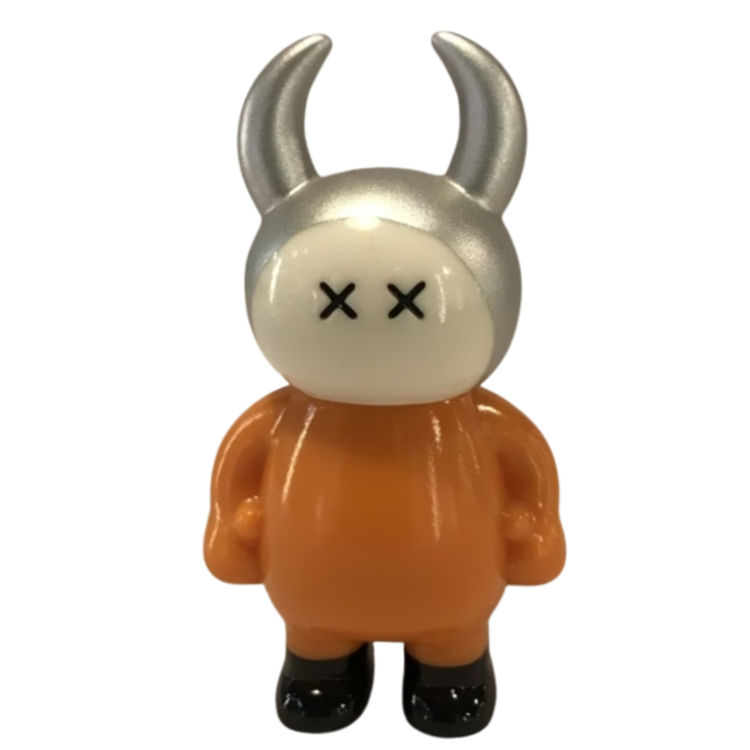 Orange Silver Cross Face Uamou by Uamou (Ayako Takagi)