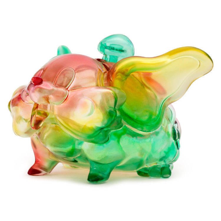 Bunny Season Hedgehog Clear Red Yellow Green by Vivian Wang