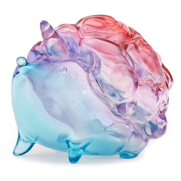 Season Hedgehog Ocean Clear Red Blue by Luyao Designs