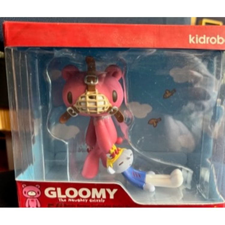 Muzzled Gloomy Bear Dragging Boy by Mori Chack