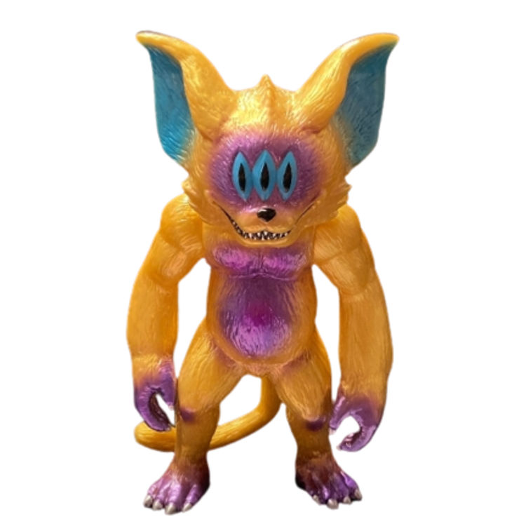 Orange Purple Violent Cat by Art Junkie (Shinichiro AJ Kato)