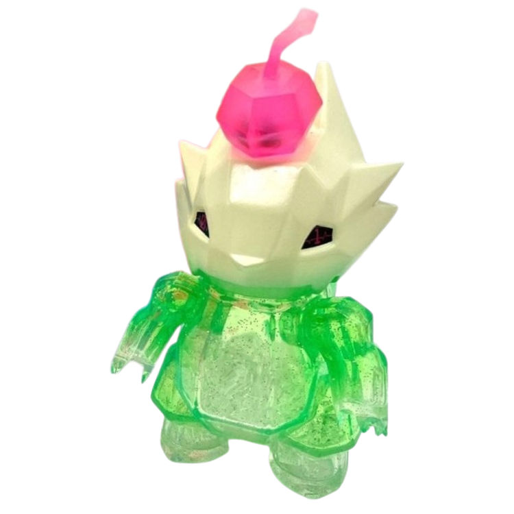 Cherry Sparkling Clear Green Dora Polygon by nekorat