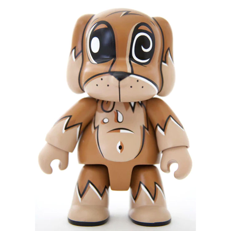 8" Brown Toxic Swamp Dog Qee by Joe Ledbetter