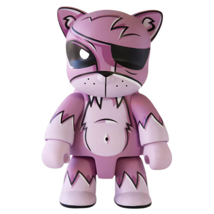 8" Purple Toxic Swamp Cat Qee by Joe Ledbetter