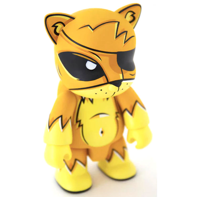 8" Yellow Toxic Swamp Cat Qee by Joe Ledbetter