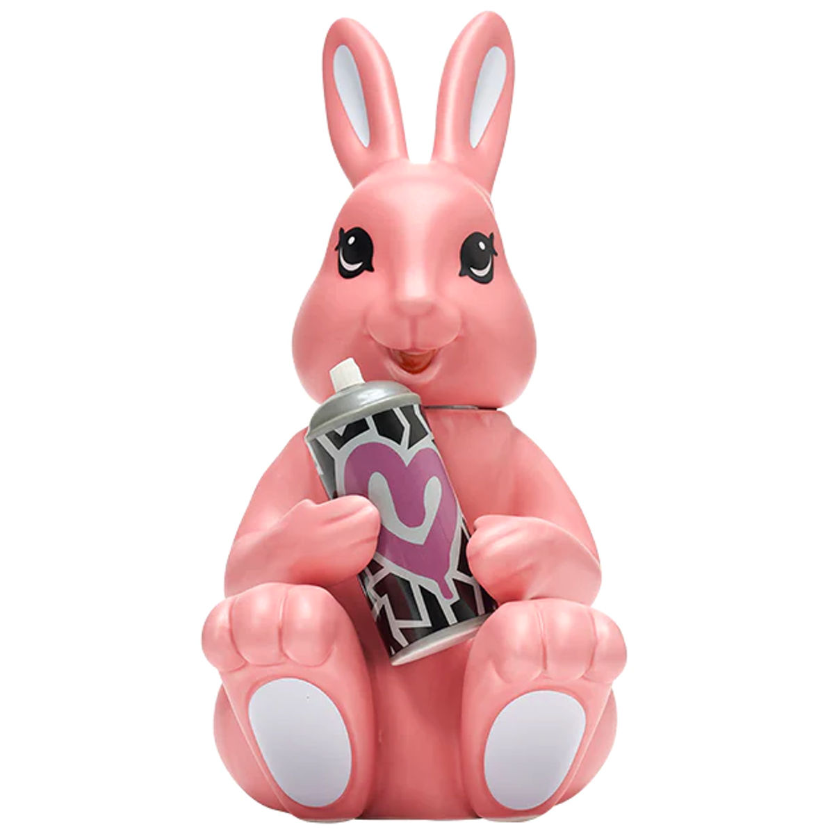 Pink Ceramic Cookie Jar Aiko Bunny