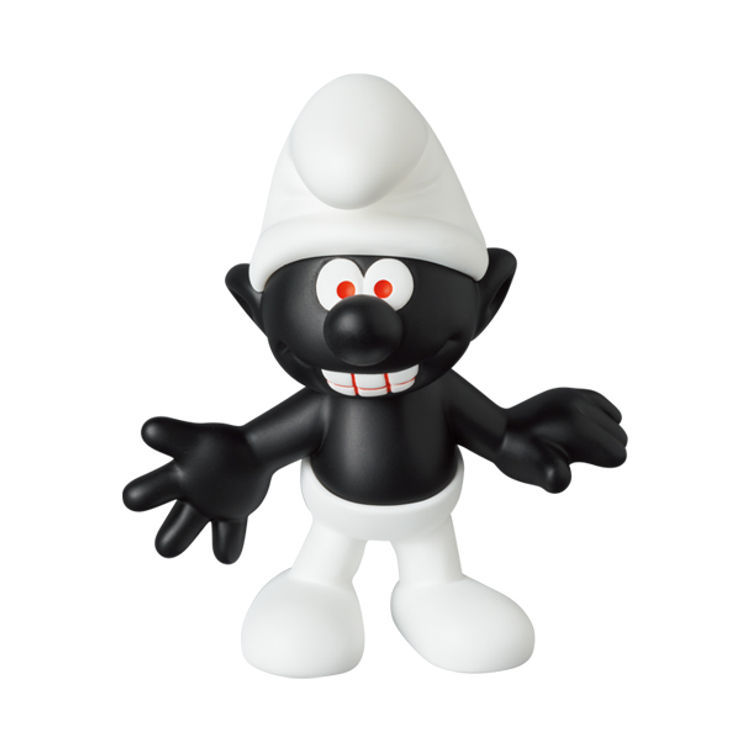 Black Angry Smurf : UDF Smurf by Peyo (Pierre Culliford)