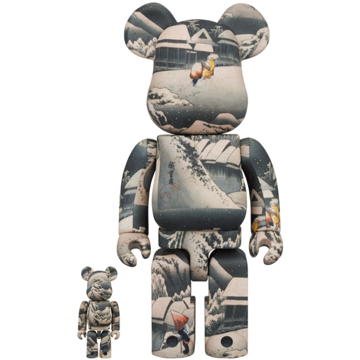 100% + 400% Fifty-three Stations of the Tokaido Bearbrick
