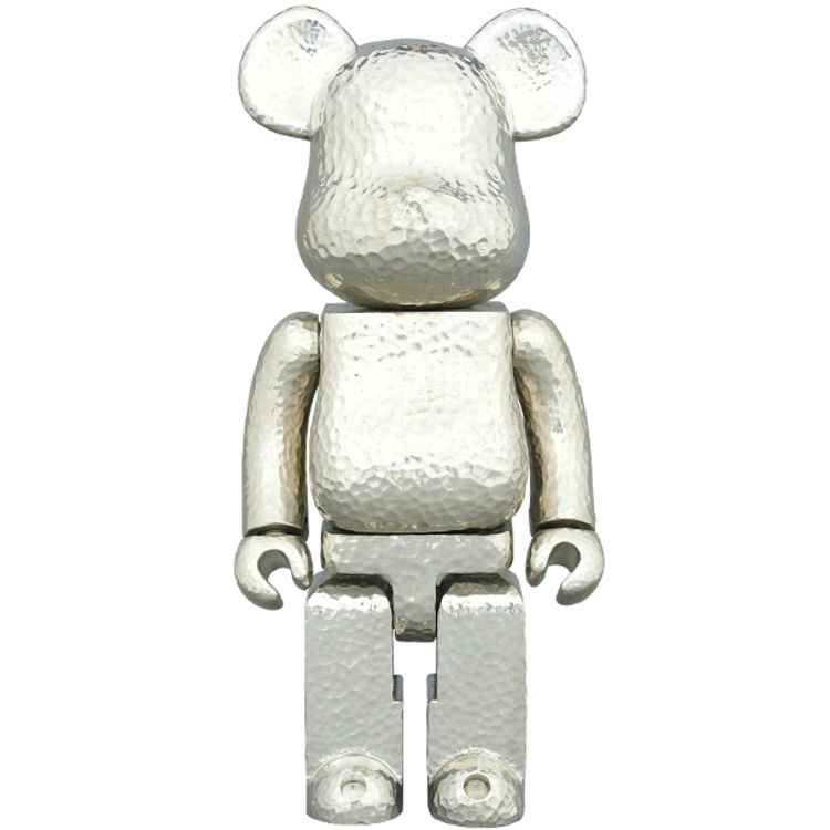 400% Silver Color Royal Selangor Bearbrick by Royal Selangor