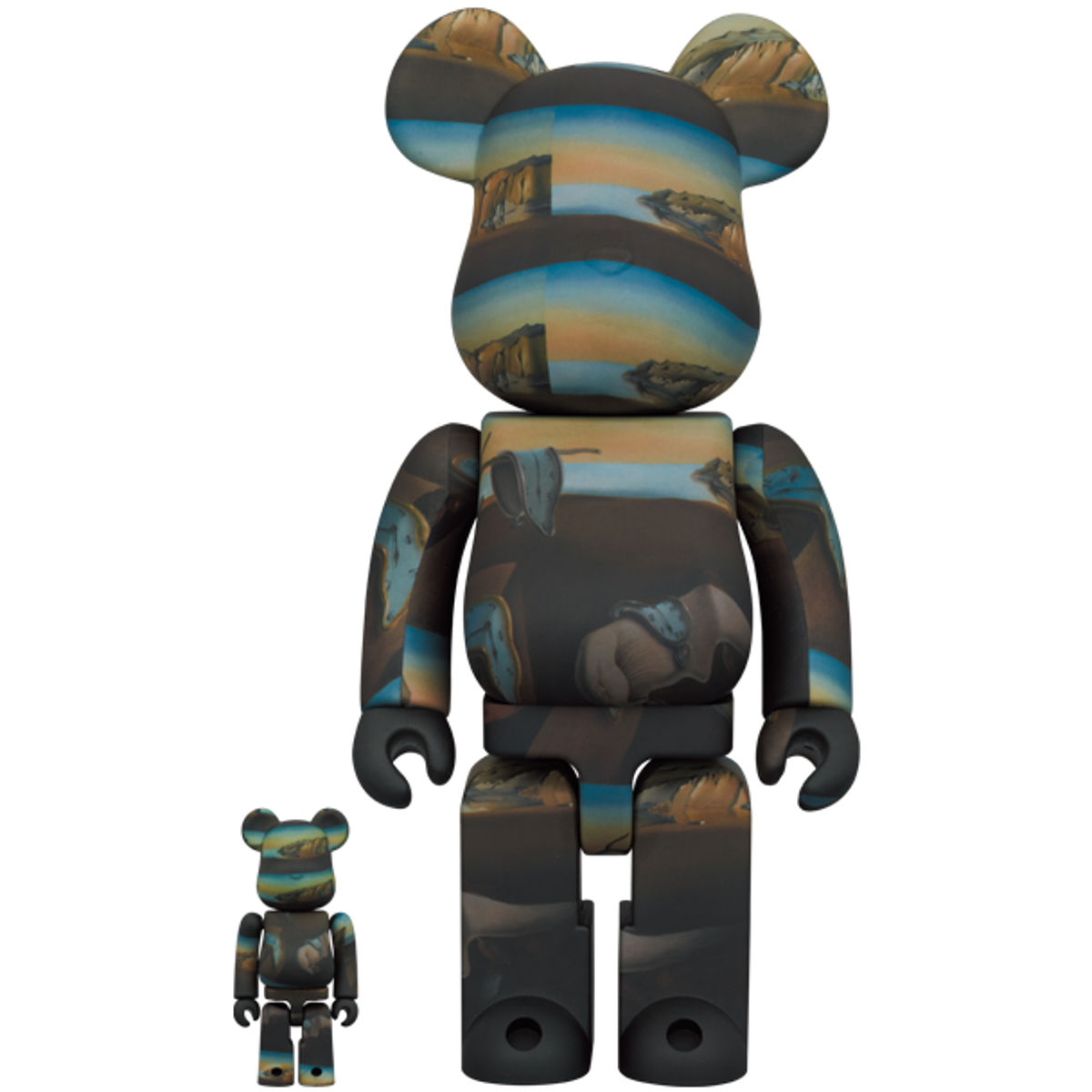 100% + 400% The Persistence of Memory Bearbrick (Set)