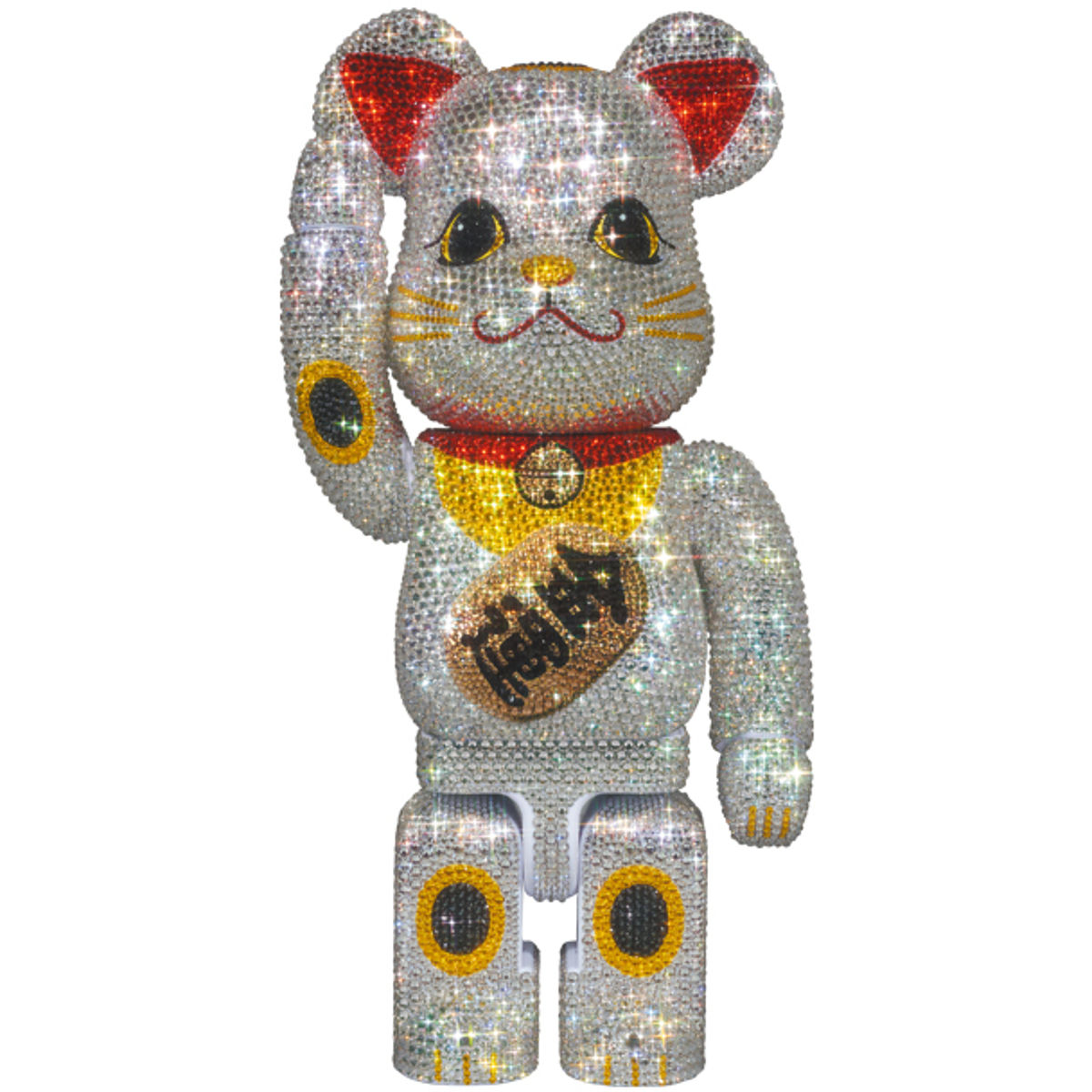 400% Crystal Decorate Lucky Cat Fortune Bearbrick
