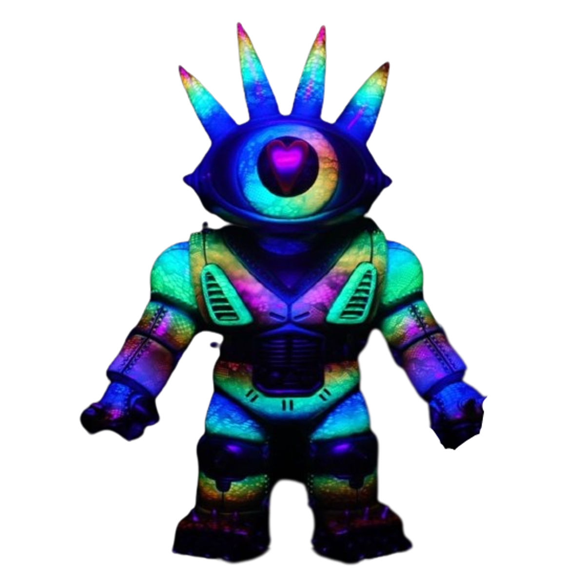 UV Reactive Mecha Lousy