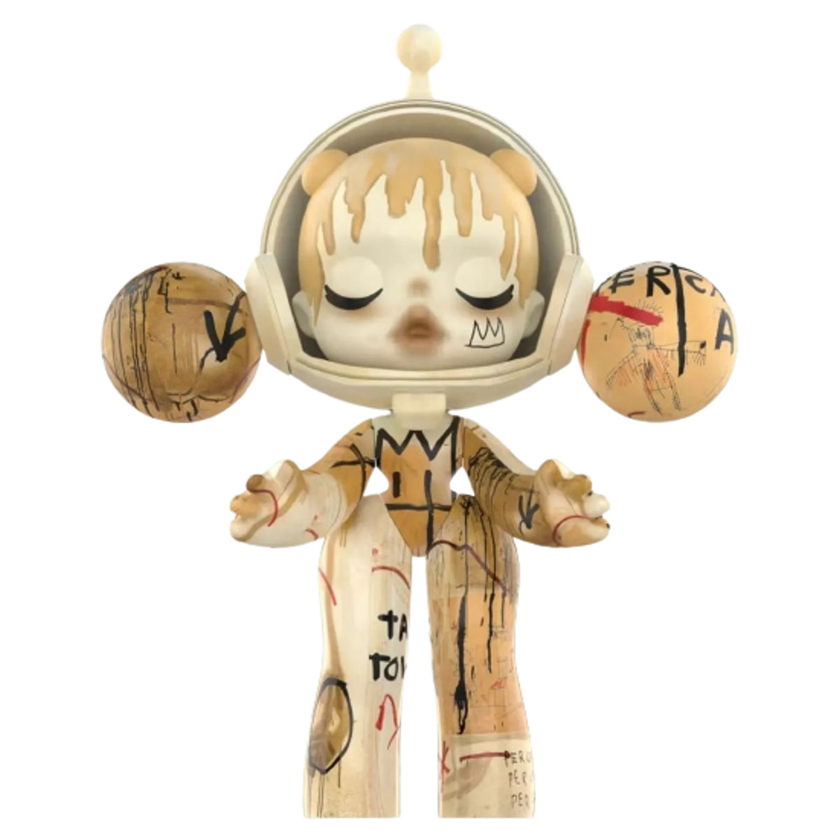 1000% Mega Skullpanda x Jean-Michael Basquiat