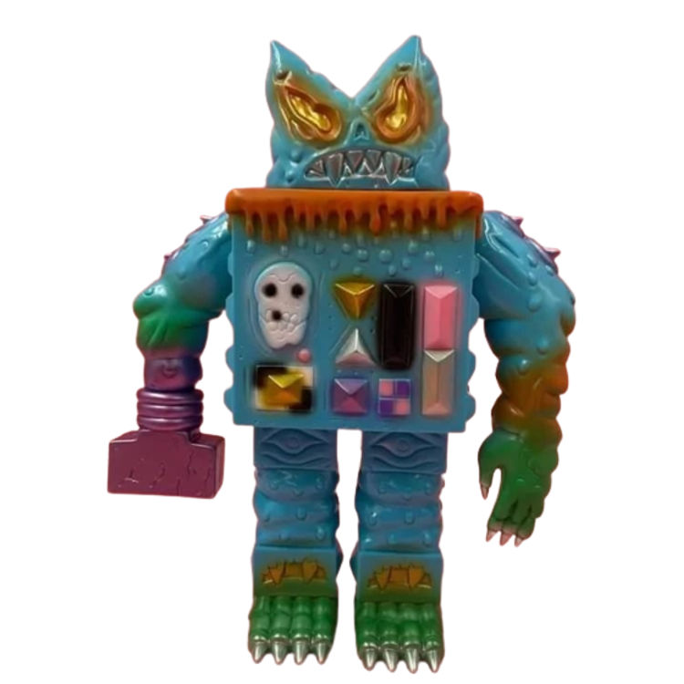 Blue Mixed Color Demon Robot by Draculazer (Michael Skattum)