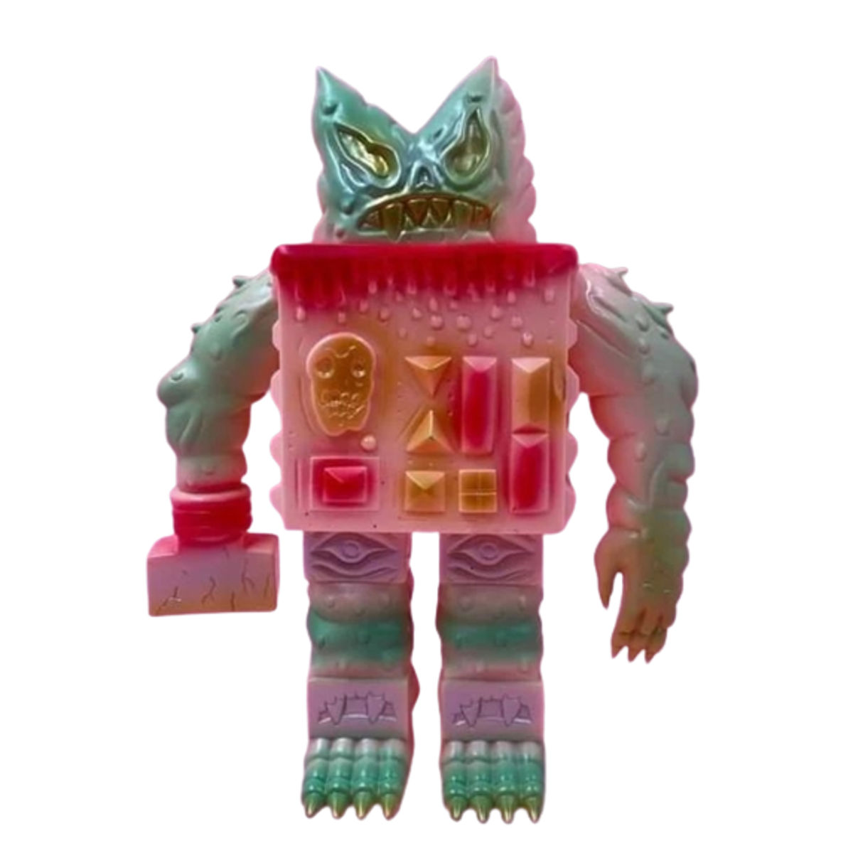 Pink Mixed Color Demon Robot