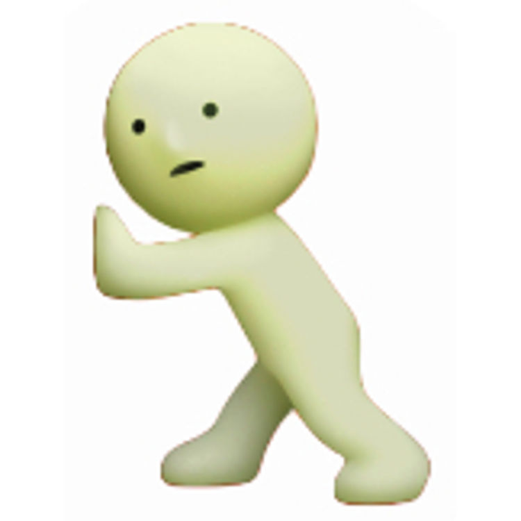 Smiski Pushing by Toru Soeya