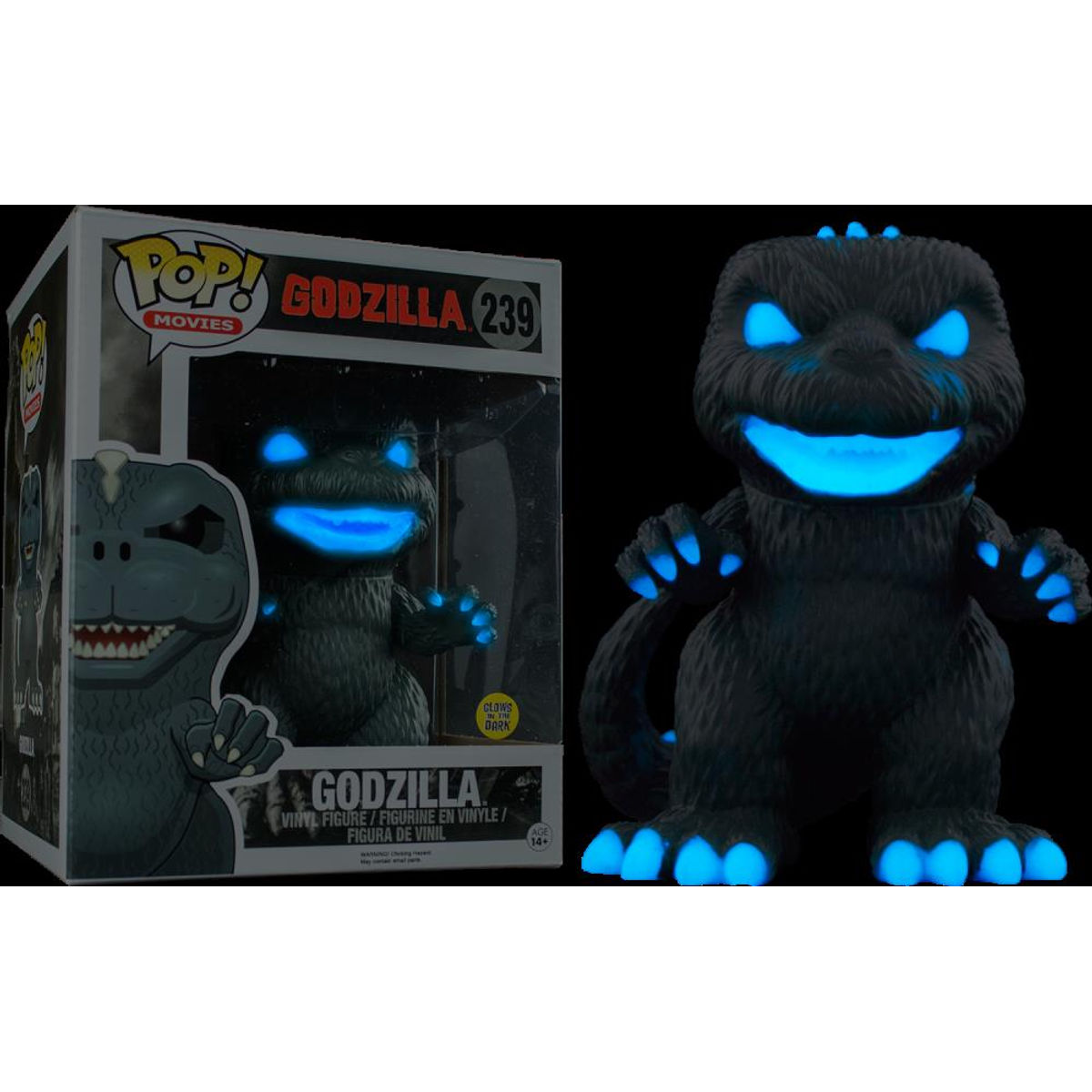 6" Atomic Breath Glow Godzilla : Godzilla [239]