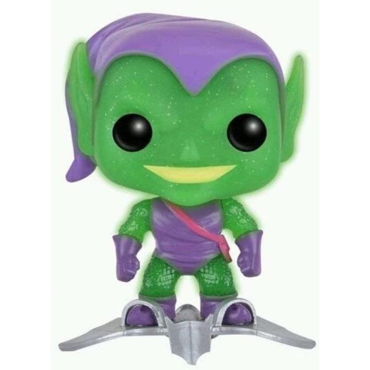 Translucent Glitter Green Goblin with Glider : Marvel [110]