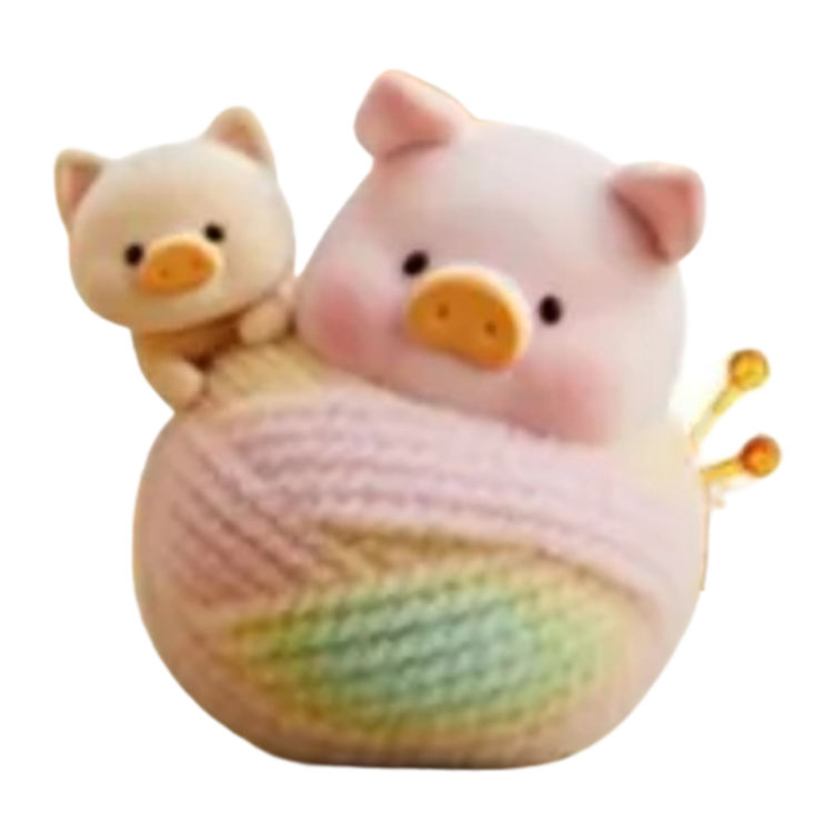 Ball of Yarn Lulu The Piggy by Cici's Story