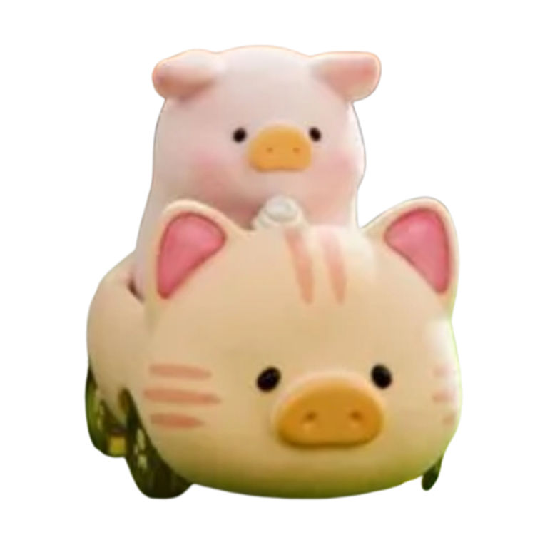 Cat Car Lulu The Piggy (Secret Figure) by Cici's Story