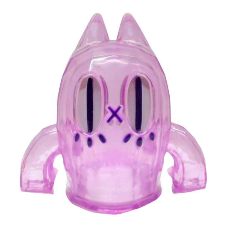 Clear Purple Ben the Ghost Cat by Mao