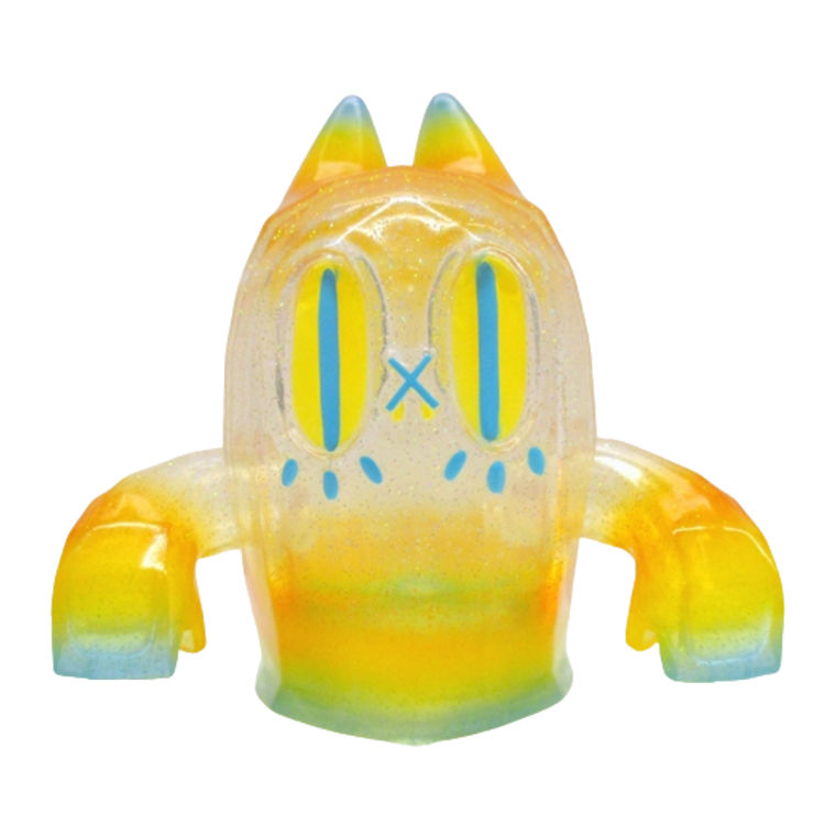 One Up Clear Yellow Ben the Ghost Cat by Mao