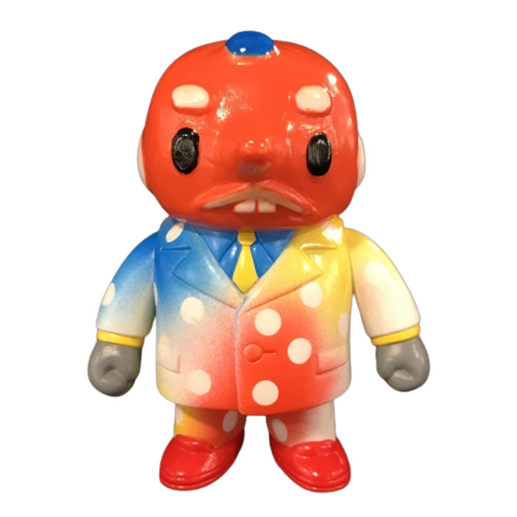 Polka Dot Rainbow Suit Uncle Tengu by Tengu Art