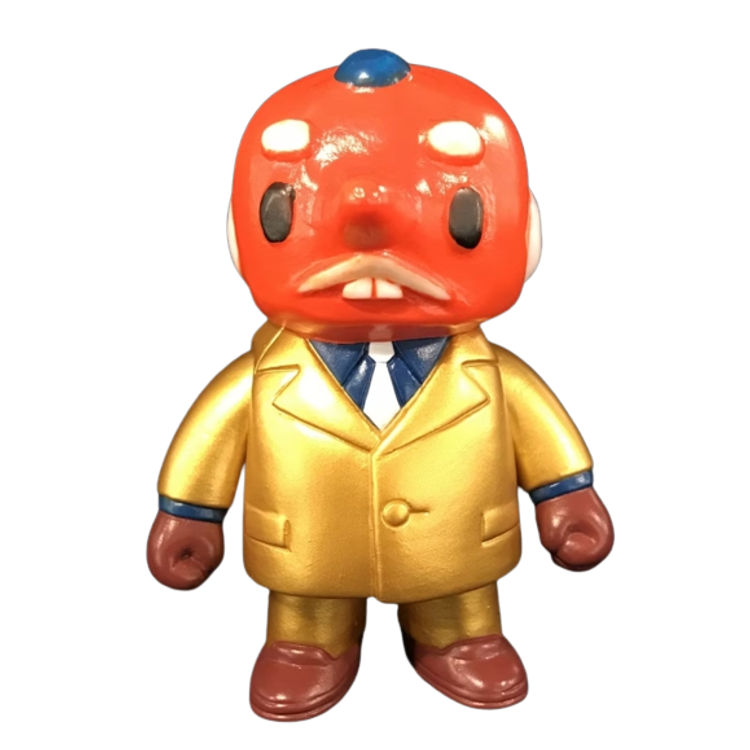 Metallic Gold Suit Uncle Tengu by Tengu Art