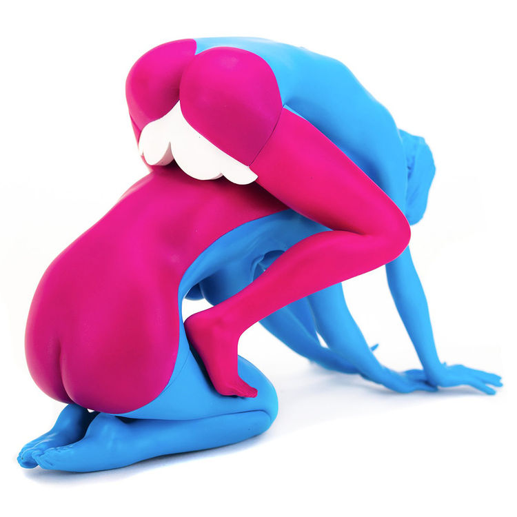 Lady Lips Magenta Cyan Edition by Ron English