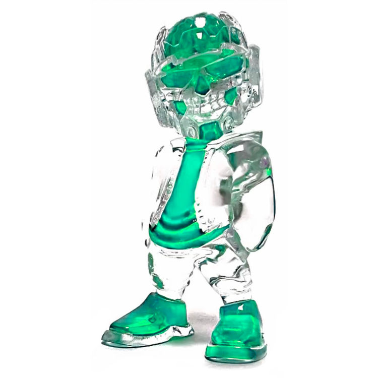 Green with Envy GID Cyber Skull by RLUX Customs